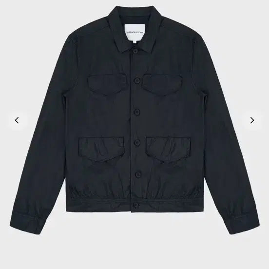 [SOLD OUT] 서피스에디션 FLANNEL 4-POCKET JACKET BLACK