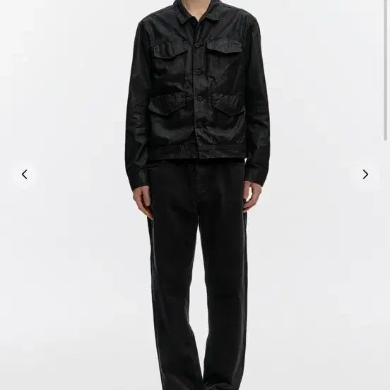 [SOLD OUT] 서피스에디션 FLANNEL 4-POCKET JACKET BLACK