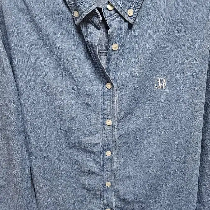 [BUNJANG] W Concept Obob Denim Shirt / W컨셉  오브오브 데님셔츠(44~55)