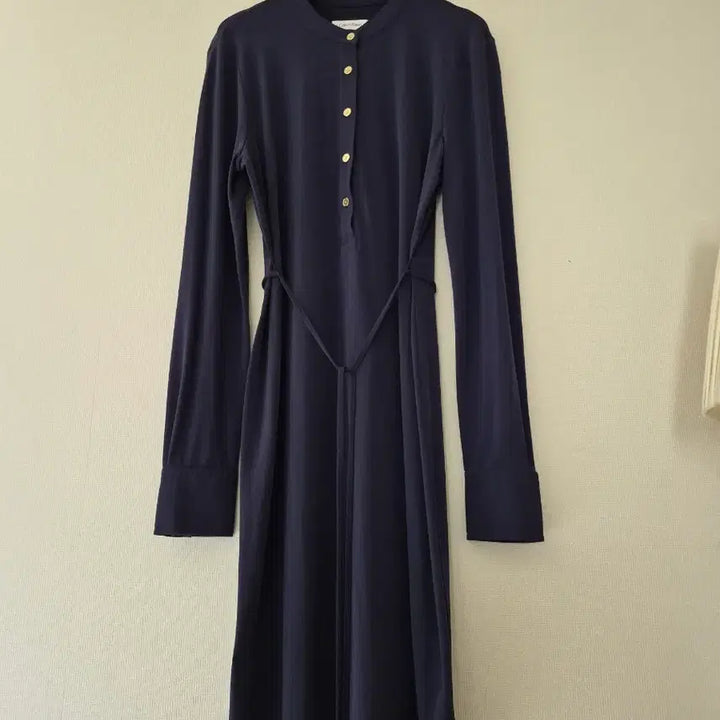 [BUNJANG] Calvin Klein Navy Long Sleeve Dress / [캘빈클라인] 네이비 롱 슬리브 원피스