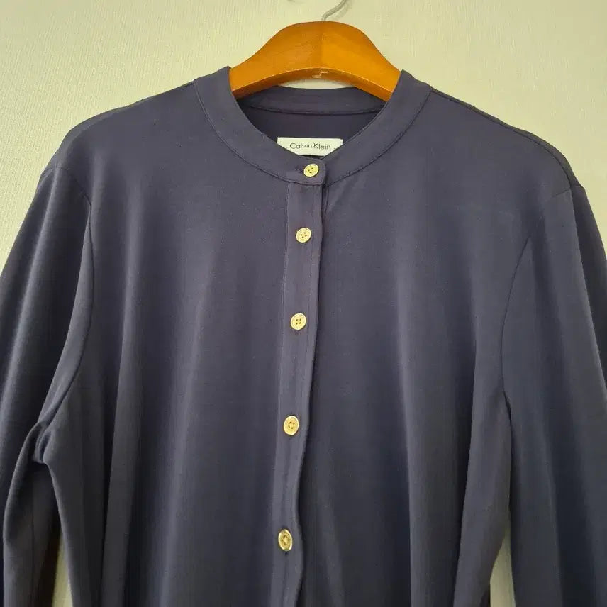 [BUNJANG] Calvin Klein Navy Long Sleeve Dress / [캘빈클라인] 네이비 롱 슬리브 원피스