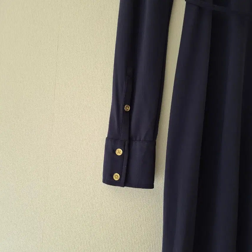 [BUNJANG] Calvin Klein Navy Long Sleeve Dress / [캘빈클라인] 네이비 롱 슬리브 원피스