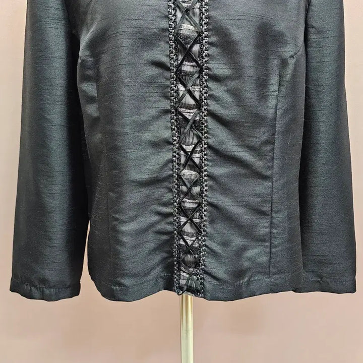 [BUNJANG] Jeon Sang Jin Black Blouse / 디자이너 전상진 블랙 블라우스