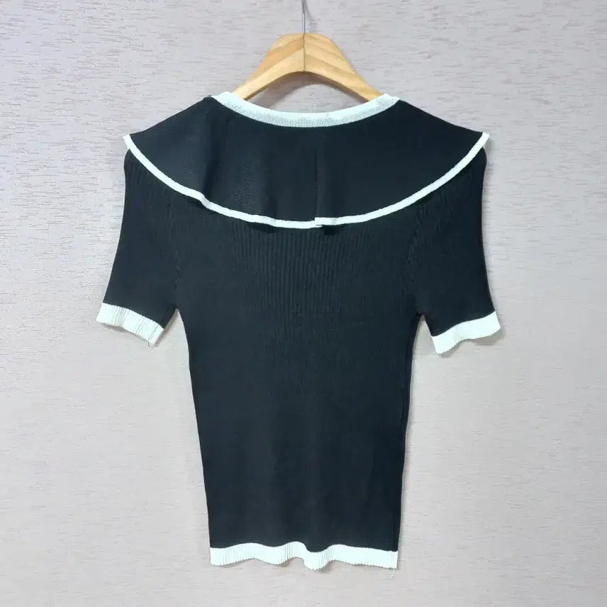 [BUNJANG] Black Knit Top for Women / B4-15/블랙 니트티 여성