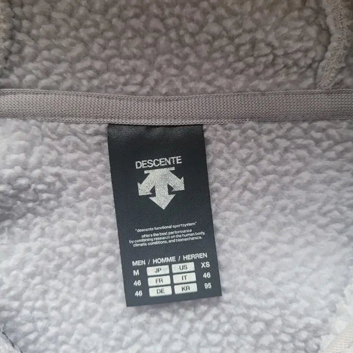 [BUNJANG] Descente Athletic Fleece Hooded Zip-up Jacket / 데상트 애슬레틱  플리스 후드 집업 M (95)