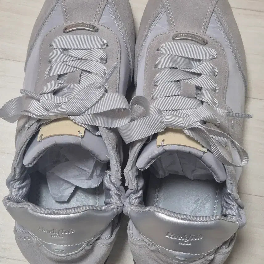 [BUNJANG] Rockfish Weatherwear Scrunchy Flat Sneakers (Gray) / 락피쉬 웨더웨어 스크런치 플랫 스니커즈 회색