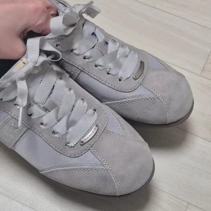 [BUNJANG] Rockfish Weatherwear Scrunchy Flat Sneakers (Gray) / 락피쉬 웨더웨어 스크런치 플랫 스니커즈 회색