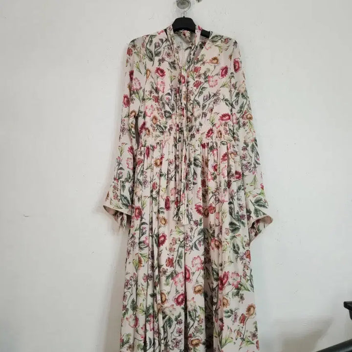 [SOLD OUT] 플라워 롱 원피스 꽃무늬 쉬폰 드레스