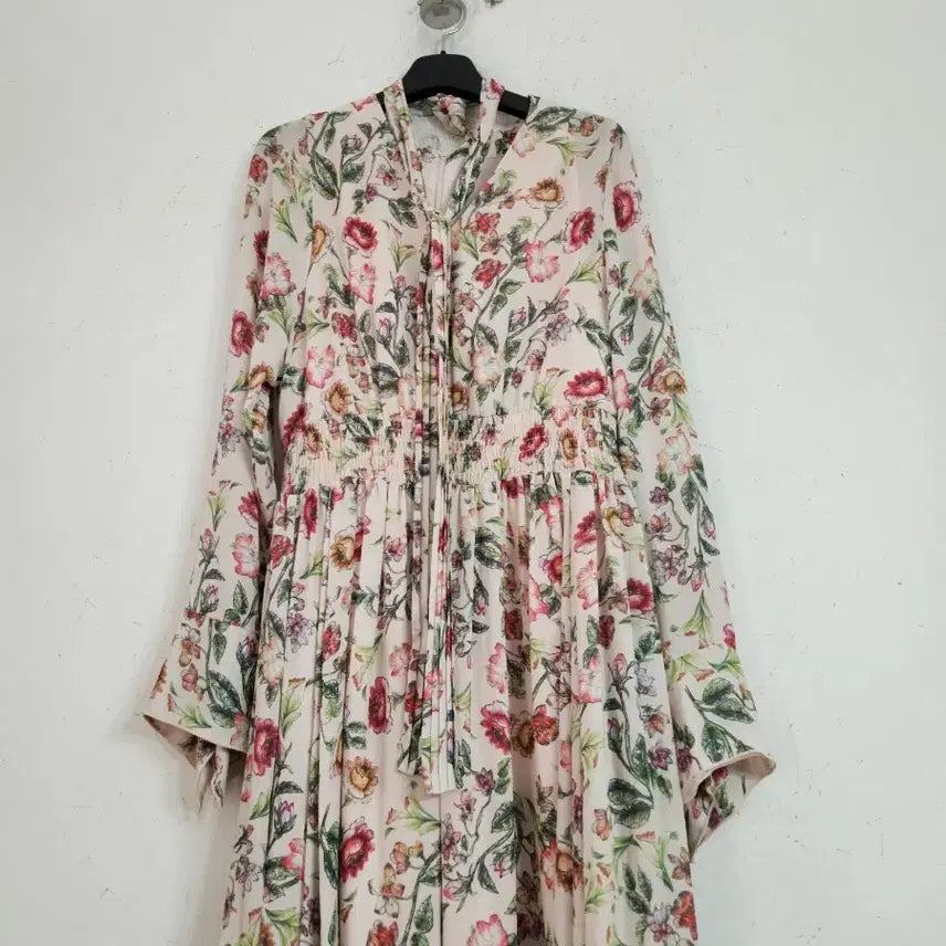 [SOLD OUT] 플라워 롱 원피스 꽃무늬 쉬폰 드레스