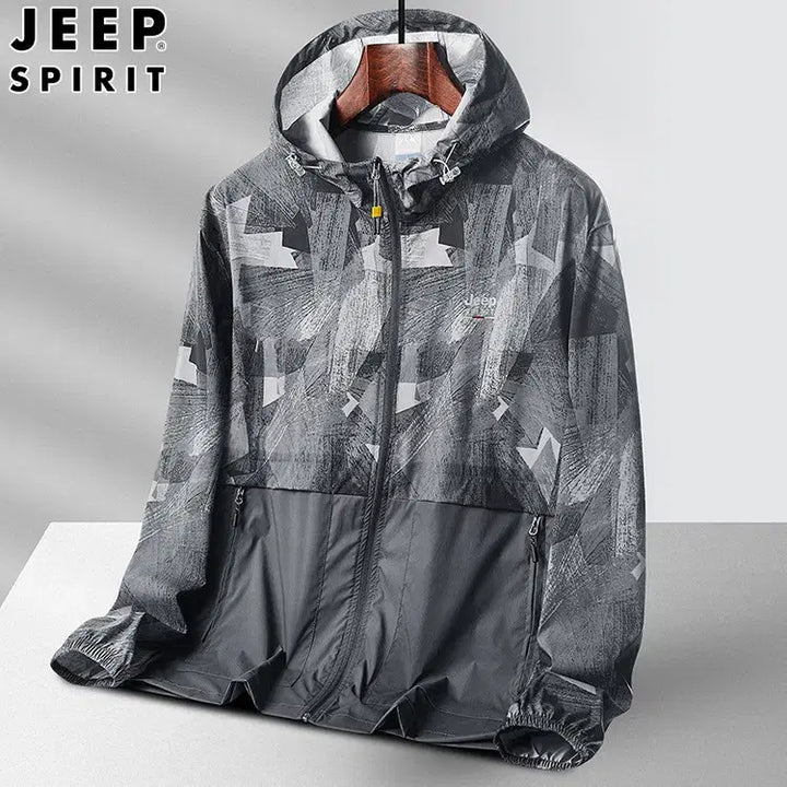 [BUNJANG] JEEP SPIRIT Lightweight Hooded Windbreaker Jacket / JEEP SPIRIT 남성 여름 바람막이 자켓 경량 후드 집업