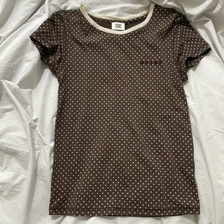 [BUNJANG] Margesherwood Mesh Dot Short Sleeve T-shirt / 마지셔우드 메쉬 도트 반팔 티셔츠