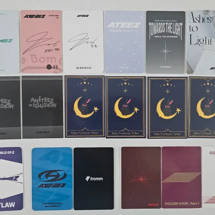 [BUNJANG] ATEEZ Seonghwa POB, Lucky Draw, Photocard Bundle Set / 에이티즈 성화 미공포 럭드 특전 포카 일괄 양도 팝업 MD 서비스