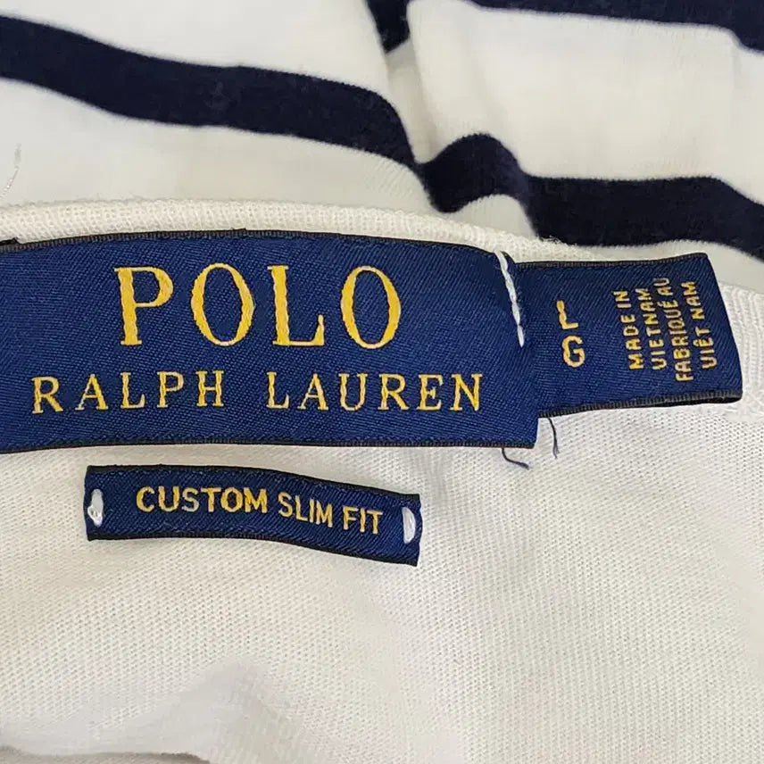 [BUNJANG] Polo Ralph Lauren Striped Short Sleeve T-Shirt / [ L ] 폴로 랄프로렌 스트라이프 반팔