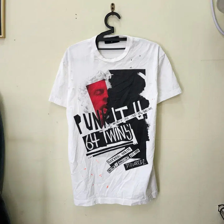 [BUNJANG] Dsquared2 Graphic Print T-Shirt / [ M ] 디스퀘어드2 프린팅 반팔