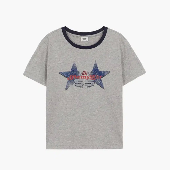 [BUNJANG] Margesherwood Washed Vintage Short Sleeve T-shirt / 마지셔우드 워시드 빈티지 반팔 티셔츠