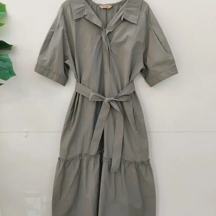 [SOLD OUT] CC collect 아노락소재 벨트 셔츠 원피스 55