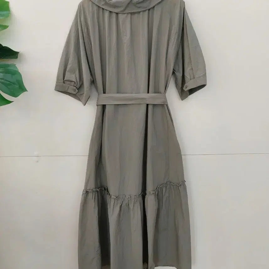 [SOLD OUT] CC collect 아노락소재 벨트 셔츠 원피스 55