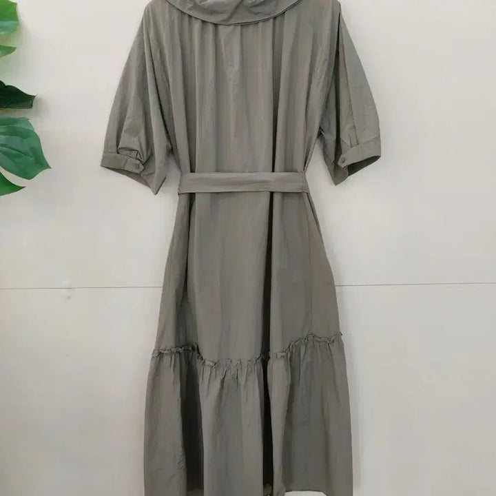 [SOLD OUT] CC collect 아노락소재 벨트 셔츠 원피스 55