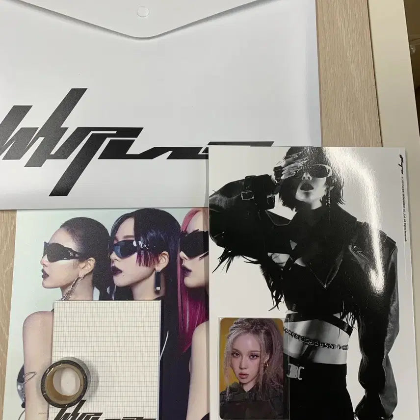 [BUNJANG] aespa Winter Stationery Set with Photocard / 에스파 위플래시 stationery 윈터 포카포함