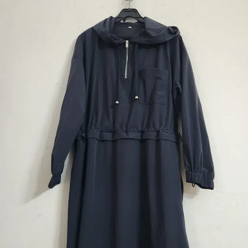 [SOLD OUT] 후드 롱 야상 네이비 여성66