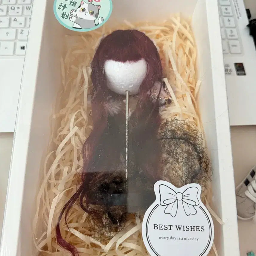 [BUNJANG] MSD Doll Custom Wig / 구체관절인형 msd 제작가발