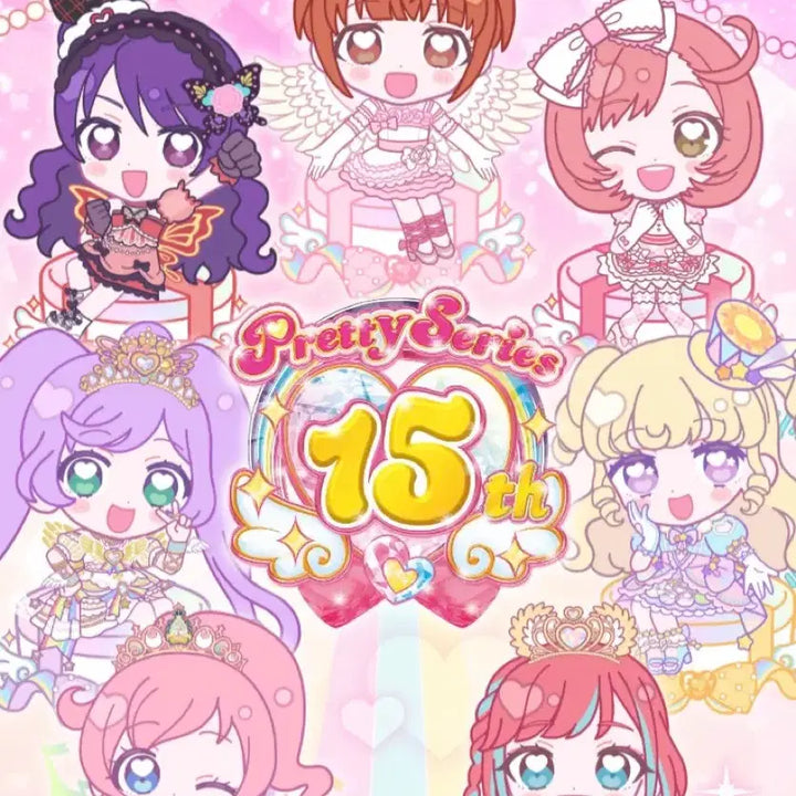 [BUNJANG] Pretty Series 15th Anniversary Character Pin / 프리티시리즈 15주년 캬라핀 공구