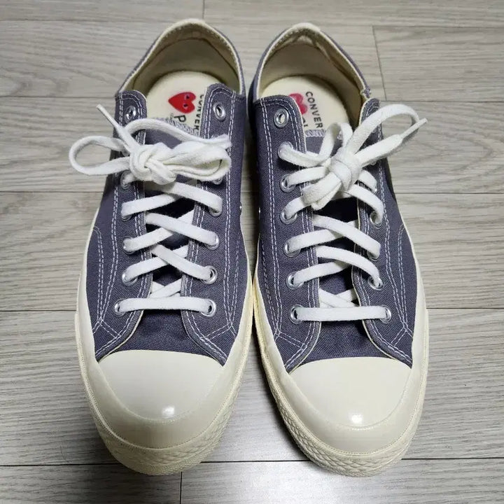 [SOLD OUT] (285)꼼데가르송 컨버스 로우 스틸그레이