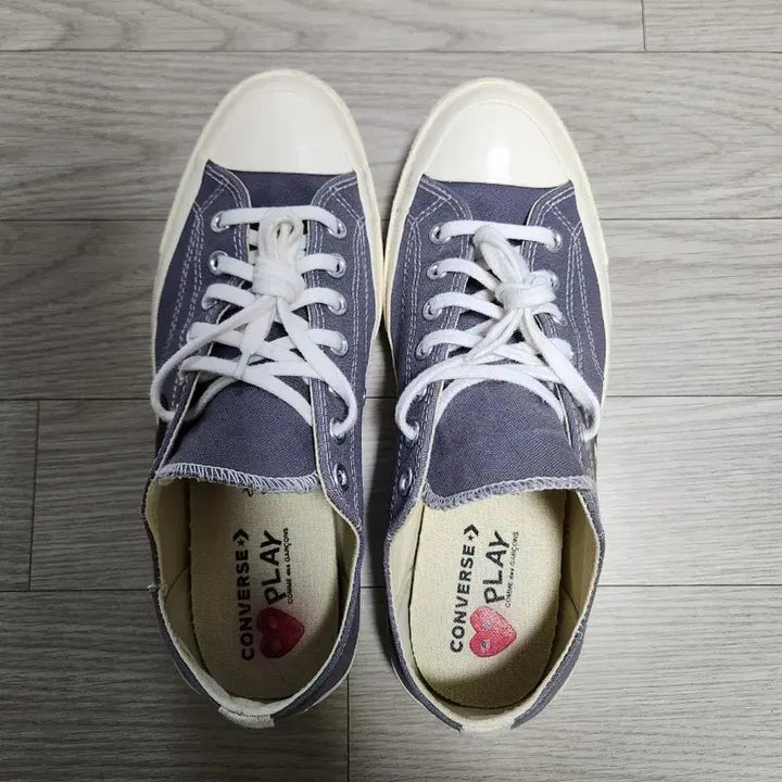 [SOLD OUT] (285)꼼데가르송 컨버스 로우 스틸그레이