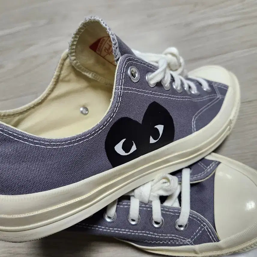 [SOLD OUT] (285)꼼데가르송 컨버스 로우 스틸그레이