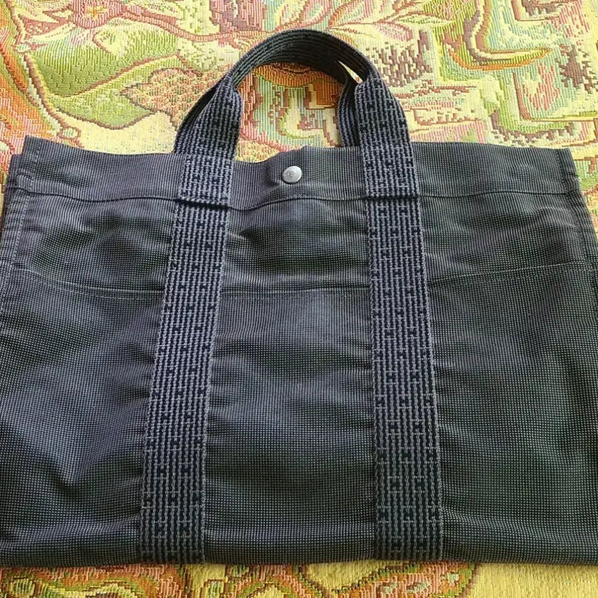 [BUNJANG] Hermes Herbag Cabas Tote Bag Black / 빈티지 에르메스 에르백 카바스 토트백 블랙