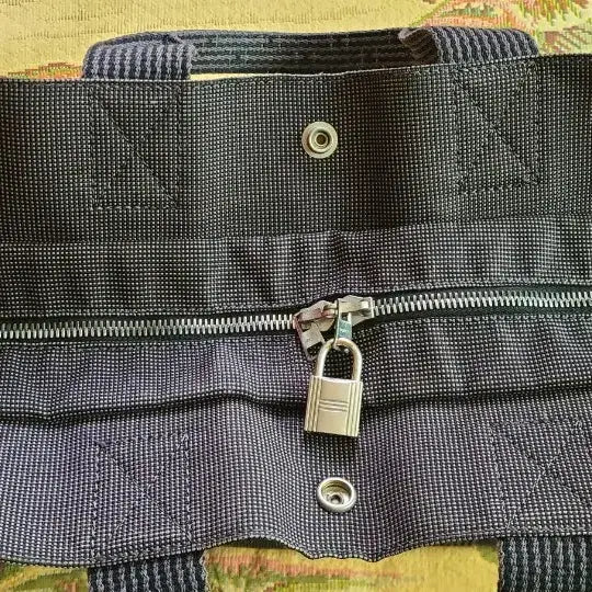 [BUNJANG] Hermes Herbag Cabas Tote Bag Black / 빈티지 에르메스 에르백 카바스 토트백 블랙