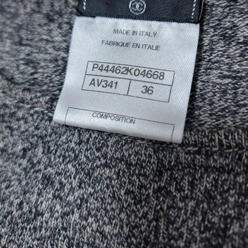 [BUNJANG] Chanel Knit Dress Gray EU36 / 정품, 샤넬 케시미어 스웨터 원피스 그레이 EU36