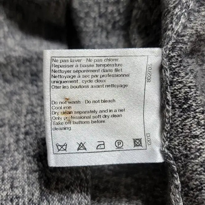 [BUNJANG] Chanel Knit Dress Gray EU36 / 정품, 샤넬 케시미어 스웨터 원피스 그레이 EU36