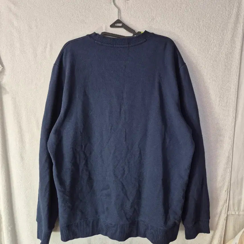 [BUNJANG] Beanpole Navy Bicycle Print Sweatshirt / 105 빈폴 네이비색 자전거 프린팅 맨투맨