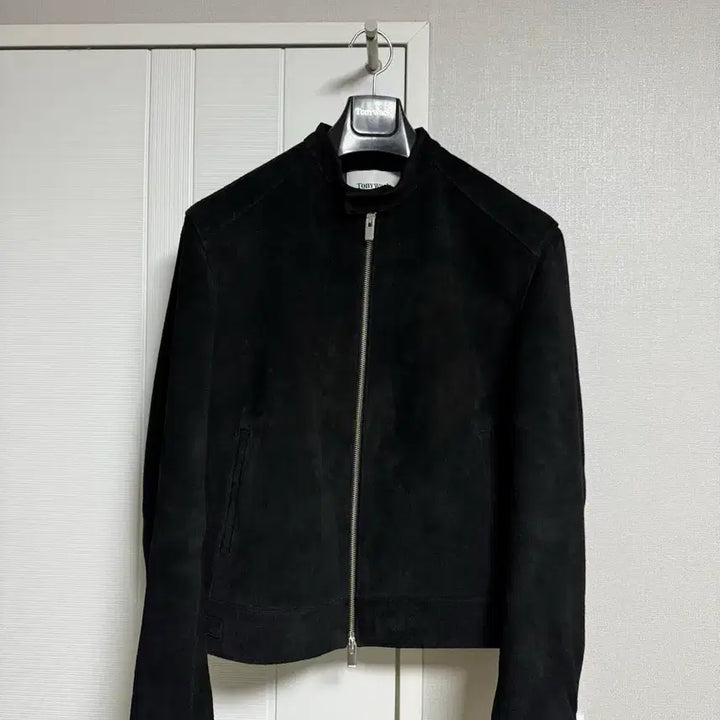 [SOLD OUT] 토니웩 25FW 스웨이드 레이서 자켓 블랙 L