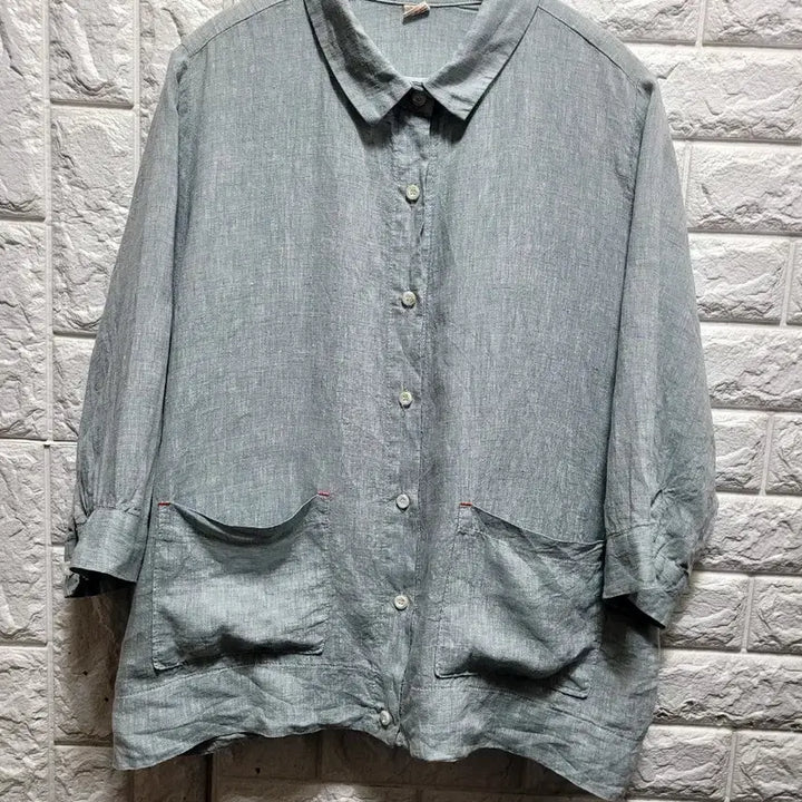 [BUNJANG] OSSU Cotton Rayon Blend Shirt / 오슈 OSSU 면.레이온 셔츠