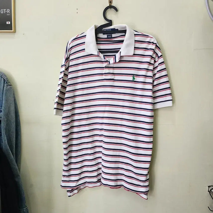 [SOLD OUT] [ L ] 폴로 랄프로렌 스트라이프 반팔 폴로