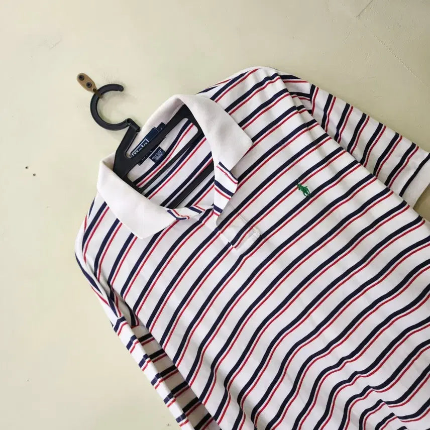 [SOLD OUT] [ L ] 폴로 랄프로렌 스트라이프 반팔 폴로