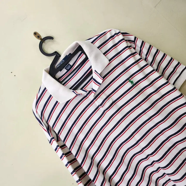 [SOLD OUT] [ L ] 폴로 랄프로렌 스트라이프 반팔 폴로