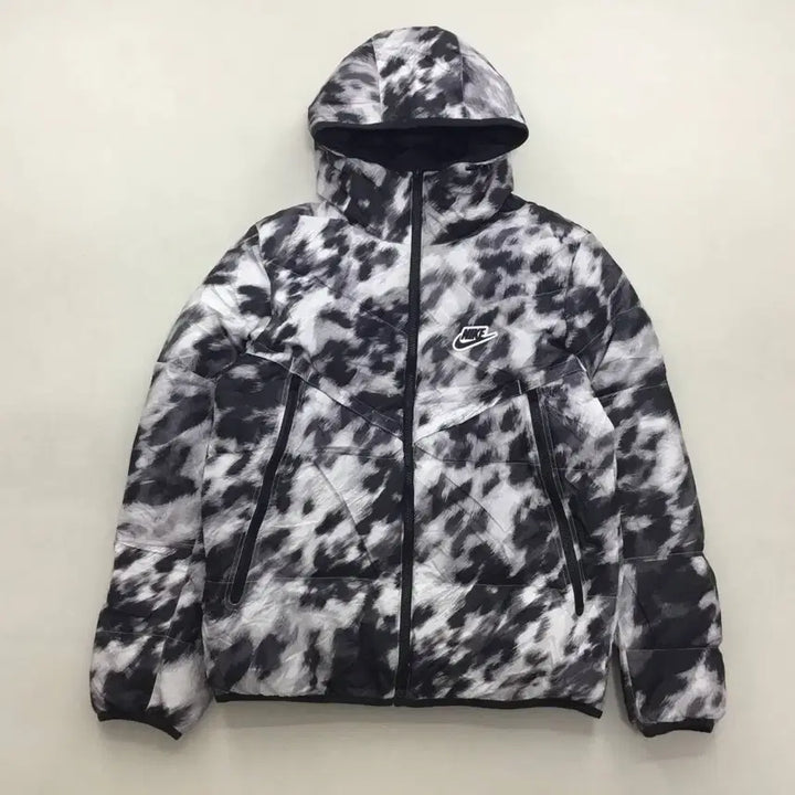 [BUNJANG] Nike Monochrome Hooded Down Padded Jacket / 나이키 모노크롬 후드 다운 패딩 M