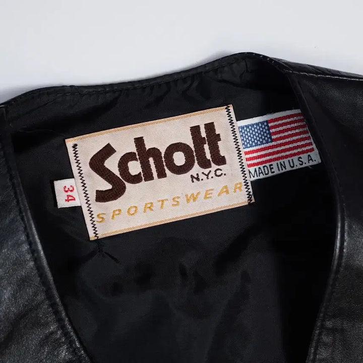 [SOLD OUT] 쇼트 USA Sportswear 레더 베스트