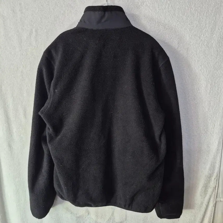 [BUNJANG] National Geographic Black Fleece Jacket / 85 내셔널지오그래픽 검정색 플리스 점퍼