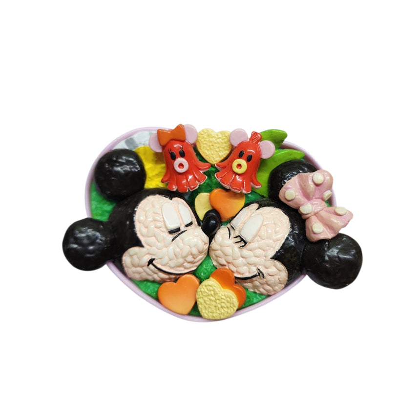 [BUNJANG] Disney Mickey Mouse &amp; Minnie Mouse Bento Magnet Set / 디즈니 미니미니 도시락 마그넷 자석 미키마우스 미니마우스 오벤토 마그넷
