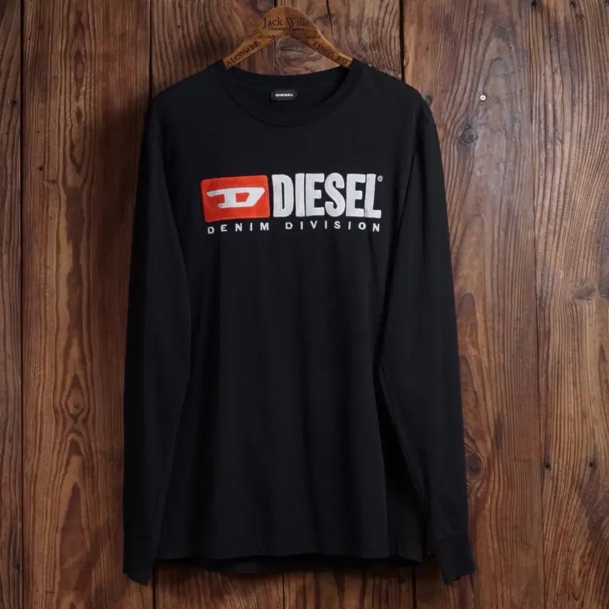 [BUNJANG] Diesel Logo Sleeve T-shirt / 디젤 로고 슬리브 티셔츠