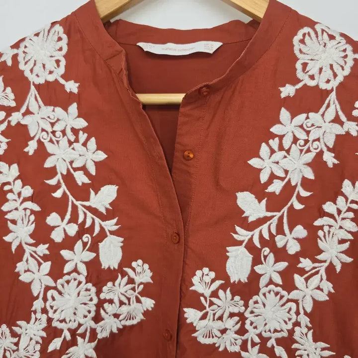 [BUNJANG] ZARA Embroidered Blouse / ZARA 자수 블라우스 (보헤미안 무드) [B30689]