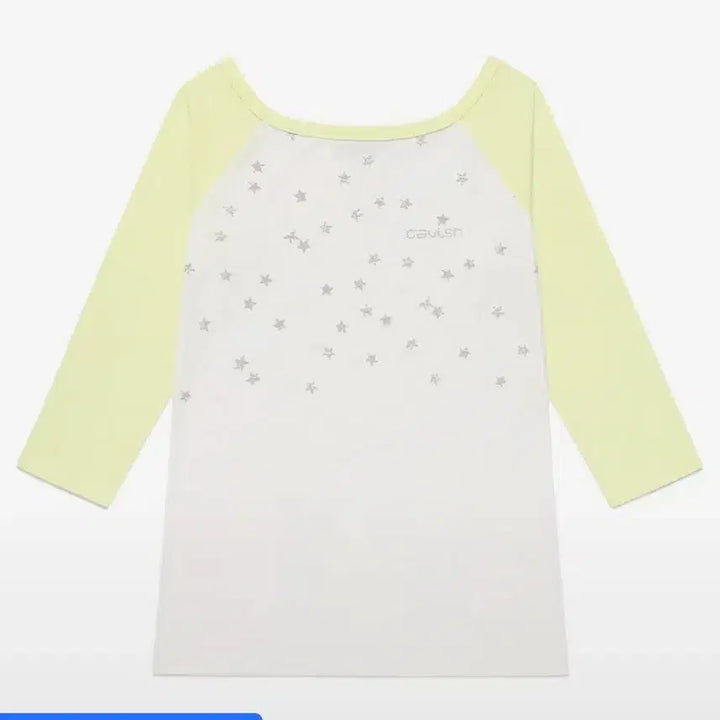 [SOLD OUT] 카비시 CAVISH U NECK STAR RAGLAN TEE WHITE