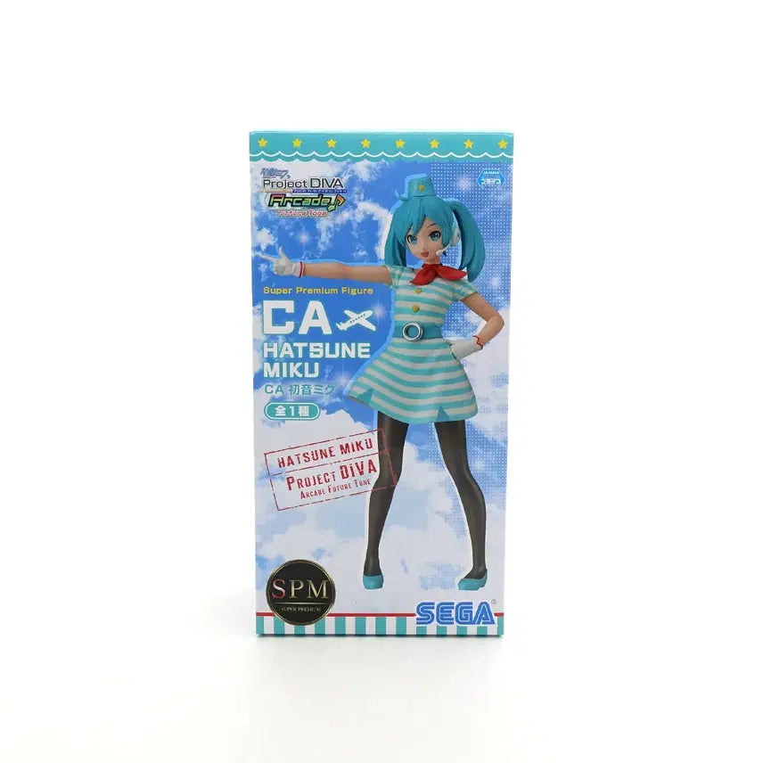 [BUNJANG] Vocaloid Hatsune Miku Stewardess Figure / [개봉] 보컬로이드 SPM CA 하츠네 미쿠 스튜어디스 미소녀 피규어