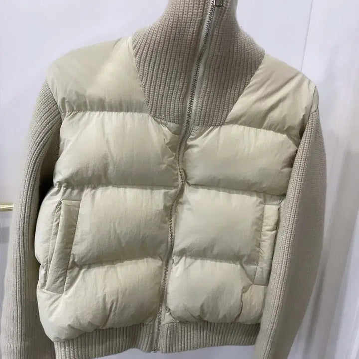 [BUNJANG] Avely Knit Padded Jacket / 에이블리 니트패딩