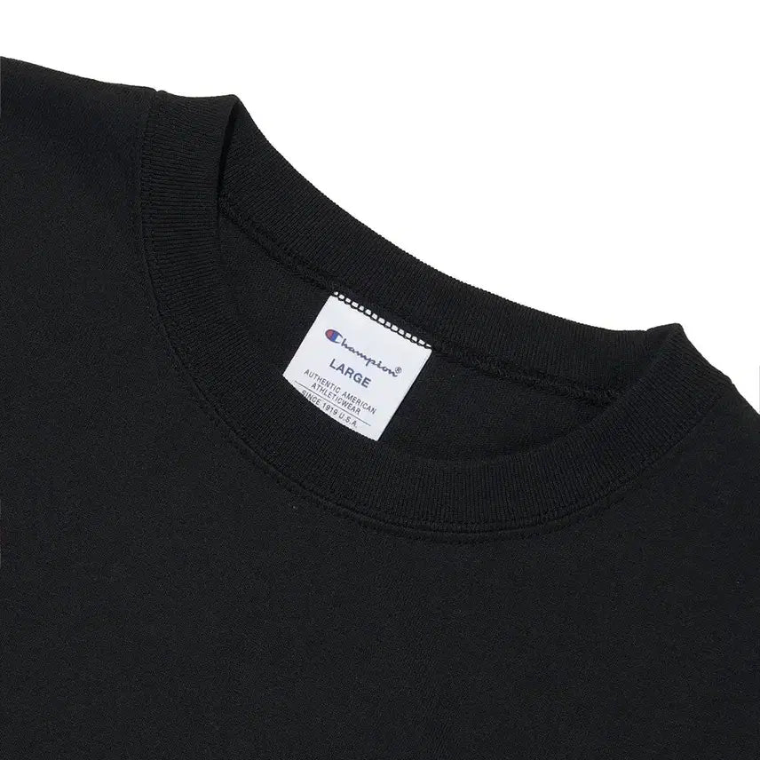 [SOLD OUT] 챔피온 블랙 포켓 반팔티 라지 티셔츠 L 팝니다 새상품
