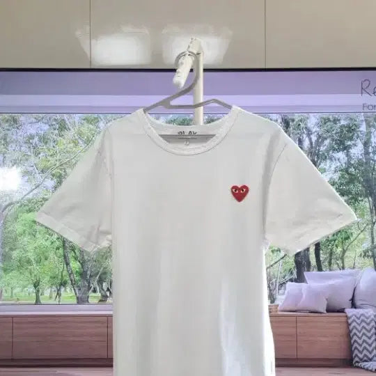 [BUNJANG] Comme des Garcons Play Red Heart T-shirt / 꼼데가르송 플레이 하트 반팔 공용